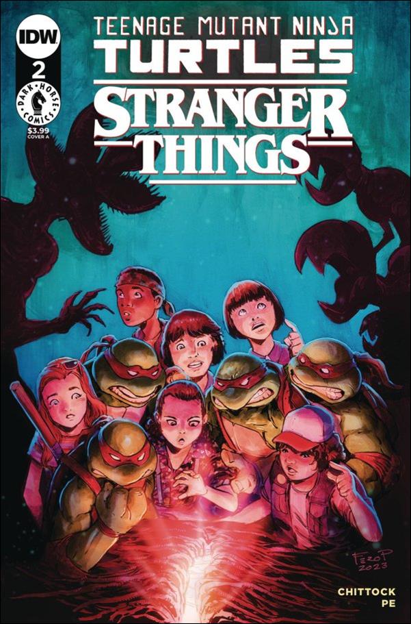 Teenage Mutant Ninja Turtles x Stranger Things issue 2 Fero Peniche Cover