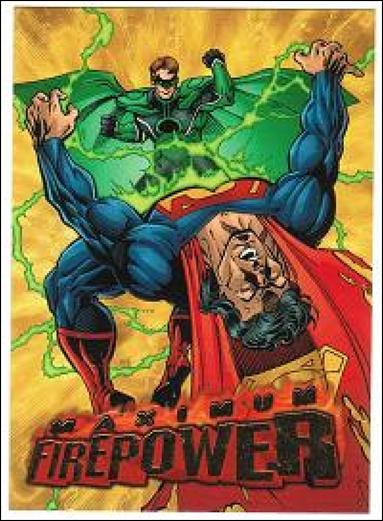 OutBurst: DC FirePower (Maximum FirePower Subset) card 16 Superman Takes a Hit!