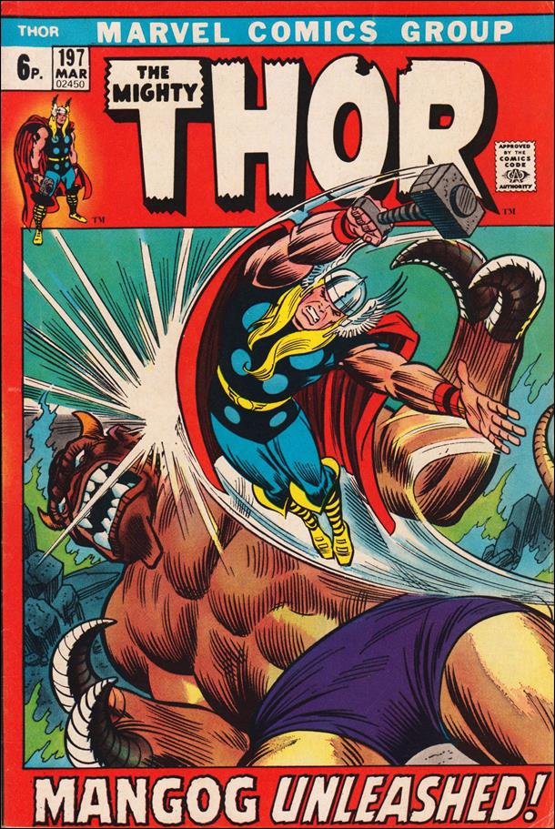 Thor (1966) issue 197-B UK Price Cover
