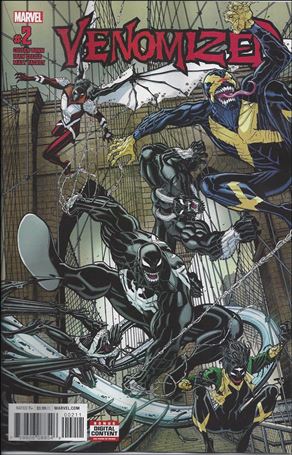 Venomized issue 2 Nick Bradshaw Cover