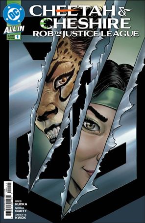 Cheetah and Cheshire Rob the Justice League Cover Image 1