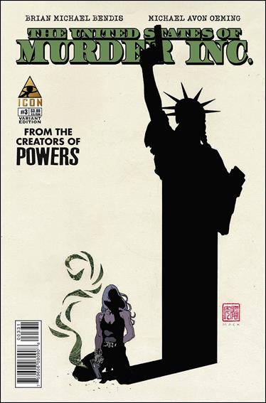 United States of Murder Inc. issue 3-B David Mack 1:15 Cover