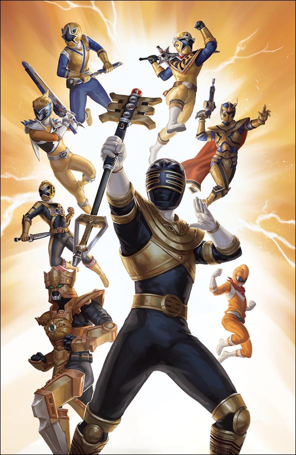 Mighty Morphin Power Rangers issue 34-D Linda Lithen 1:25 Cover