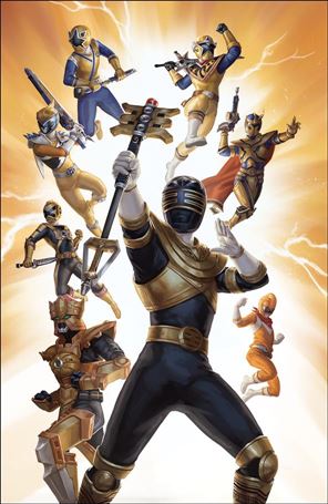Mighty Morphin Power Rangers issue 34-D Linda Lithen 1:25 Cover