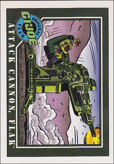G.I. Joe (Base Set) card 56 Attack Cannon, FLAK