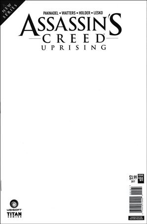 Assassin's Creed: Uprising issue 1-B Blank Sketch Cover