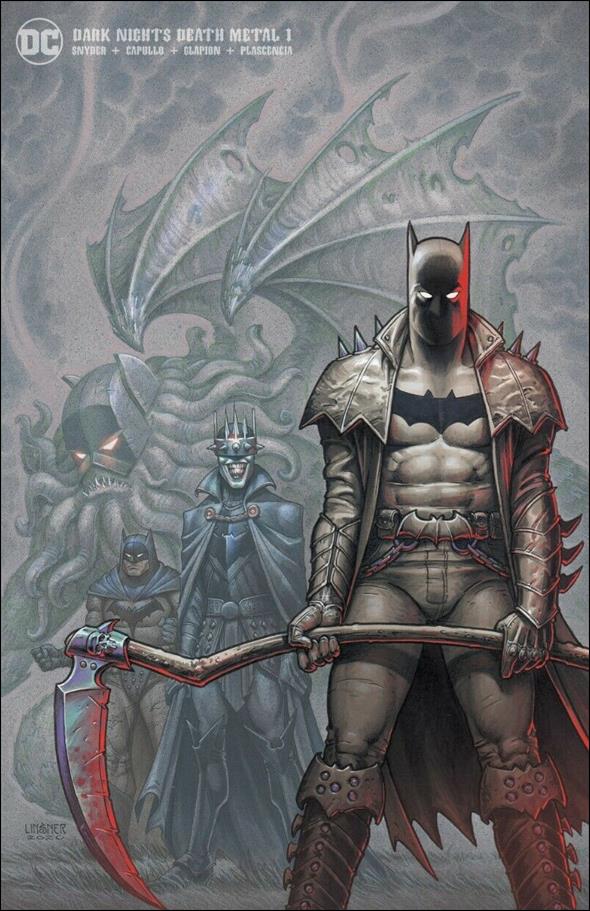 Dark Nights: Death Metal issue 1-J J.M. Linsner Gotham Newsstand Minimal Cover 1/1500