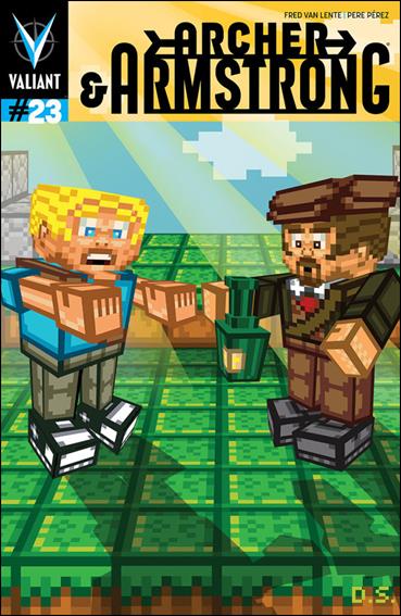 Archer & Armstrong (2012) issue 23-B Donovan Santiago #ValiantCraft Cover