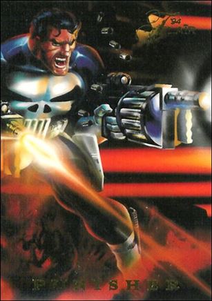 Marvel Annual Flair '94 (PowerBlast Subset) card 10 Punisher
