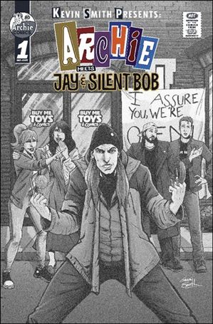 Archie Meets Jay & Silent Bob issue 1-NA Retailer Exclusive Gavin Smith B&W Cover