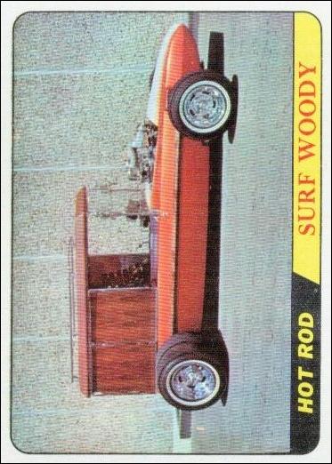 Hot Rods (Base Set) card 23 Surf Woody (Orange Back)