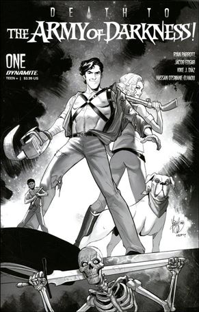 Death to the Army of Darkness issue 1-G Mirka Andolfo 1:10 Black & White Cover