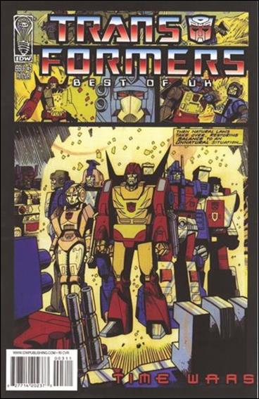 Transformers: Best of UK: Time Wars issue 3-B Retro Art Cover