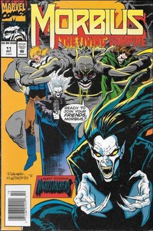 Morbius: The Living Vampire (1992) issue 11-B Australian Price Cover