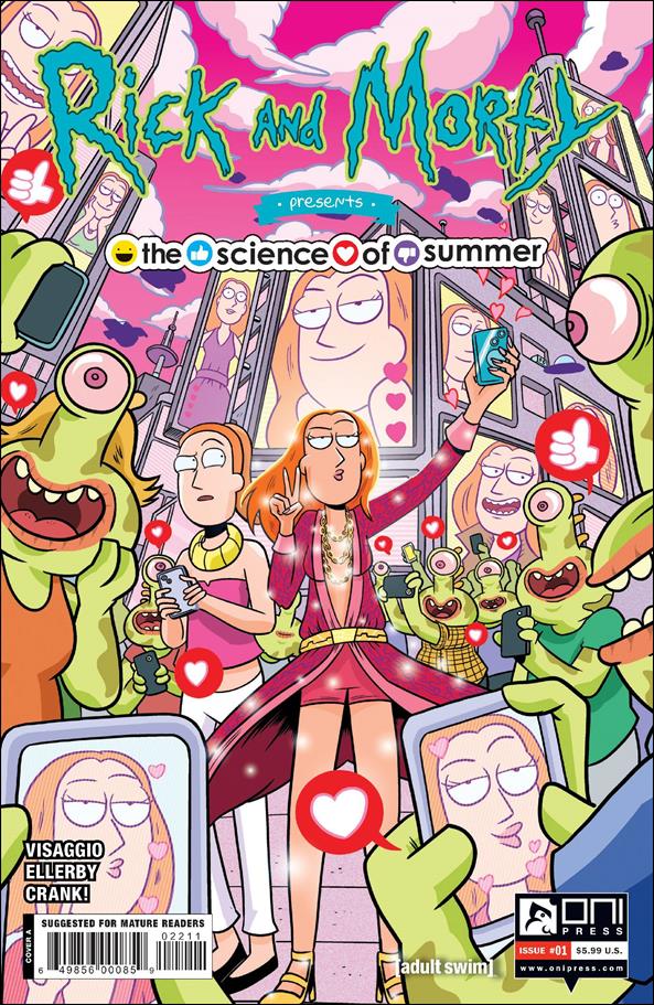 Rick and Morty Presents: The Science Of Summer issue 1 Marc Ellerby Cover