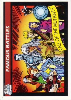 Marvel Universe: Series 1 (Base Set) card 102 Fall of the Mutants