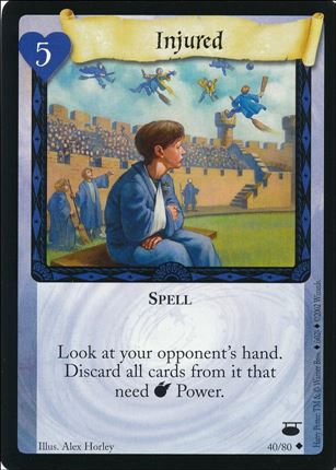 Harry Potter: Diagon Alley (Base Set) card 40 Injured