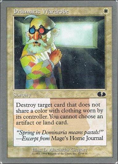 Magic the Gathering: Unglued (Base Set) card 12 Prismatic Wardrobe