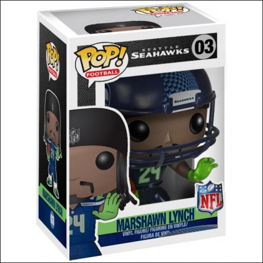 Pop! Football (NFL) figure 3 Marshawn Lynch