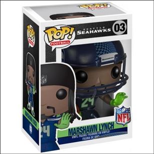 Pop! Football (NFL) figure 3 Marshawn Lynch