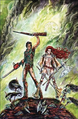 Red Sonja vs. the Army of Darkness issue 1-N Nikkol Jelenic Virgin 1:15 Cover