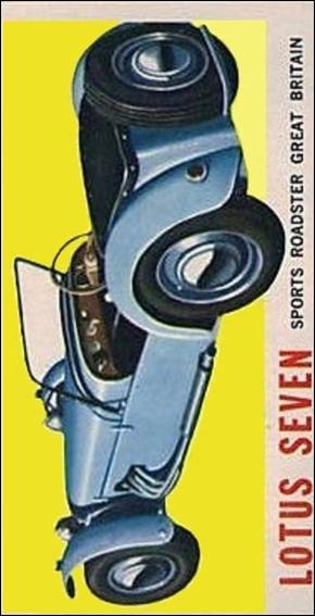 Sports Cars (1961) (Base Set) card 1 Lotus Seven