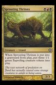 Magic the Gathering: Shards of Alara (Base Set) card 197 Sprouting Thrinax