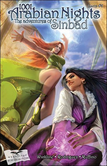 1001 Arabian Nights: The Adventures of Sinbad issue 3-B Stjepan Sejic Cover