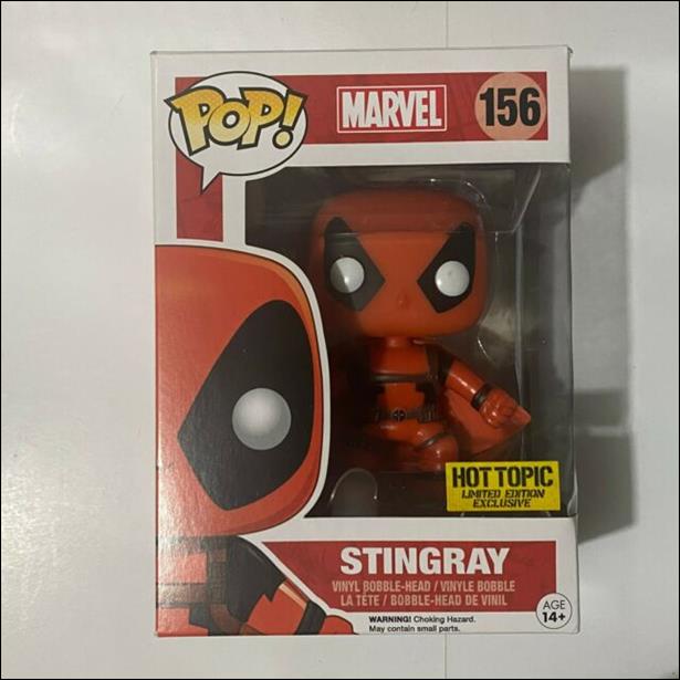 POP! Marvel figure 156 Stingray (Hot Topic Exclusive)