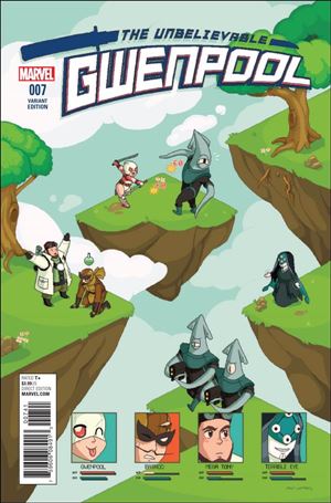 Unbelievable Gwenpool issue 7-E Carly Monardo 1:25 Cover