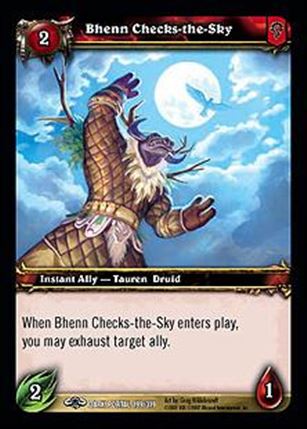 World of Warcraft: Through the Dark Portal (Base Set) card 199 Bhenn Checks-the-Sky