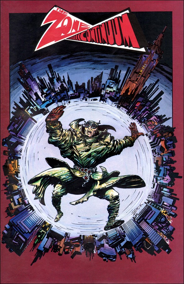 Zone Continuum (1992) issue 1-B Red Border Cover