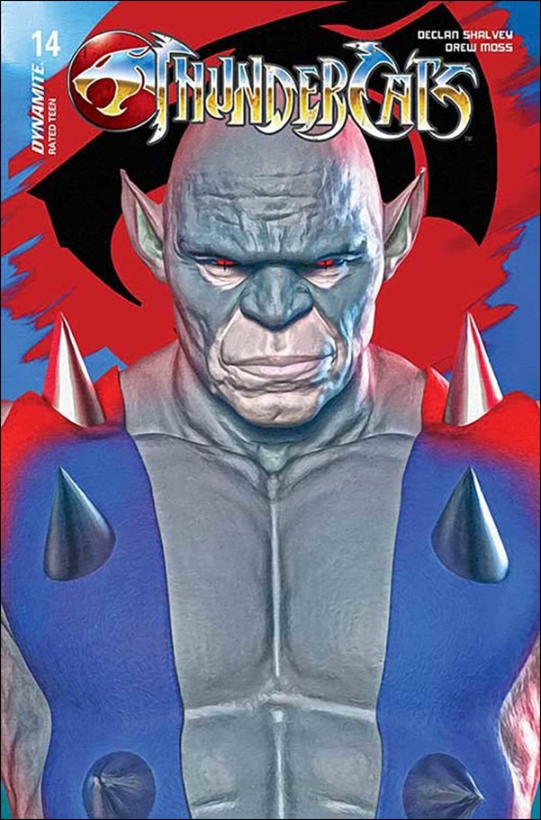 Thundercats (2024) issue 14-ZA Mark Spears Red Foil 1:7 Cardstock Cover