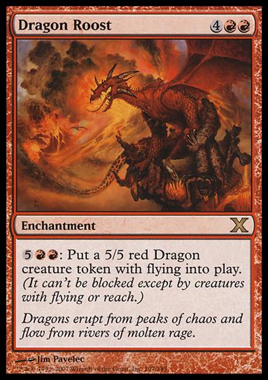 Magic the Gathering: 10th Edition (Base Set) card 197 Dragon Roost
