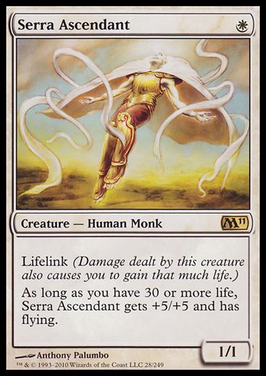 Magic the Gathering: 2011 Core Set (Base Set) card 28 Serra Ascendant