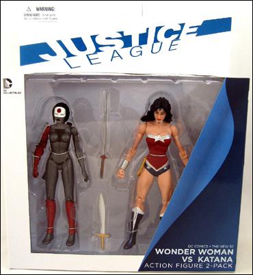 Justice League (2-Packs) figure 2 Wonder Woman vs Katana