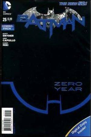 Batman (2011) issue 25-B Polybagged Greg Capullo Cover Combo Pack