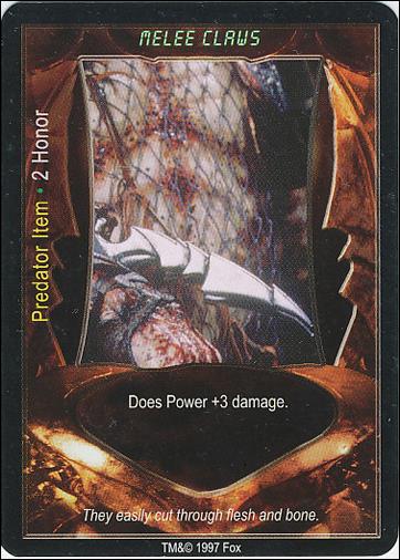 Aliens/Predator (Base Set) card 230 Melee Claws