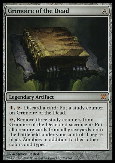 Magic the Gathering: Innistrad (Base Set) card 226 Grimoire of the Dead