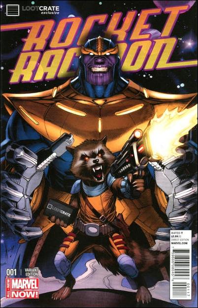 Rocket Raccoon (2017) issue 1-H Dale Keown Loot Crate Cover