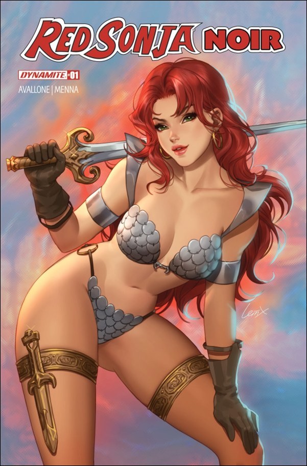 Red Sonja: Noir issue 1 Lesley "Leirix" Li Cardstock Cover