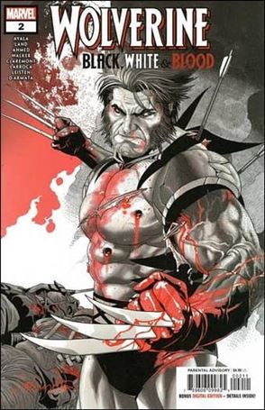 Wolverine: Black, White & Blood issue 2-C Salvador Larroca Secret Unmasked Cover
