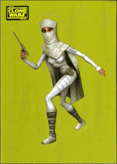 Star Wars: The Clone Wars Trading Card Stickers (Base Set) card 43 Padme Amidala