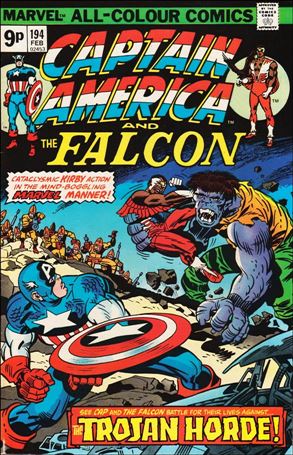 Captain America (1968) issue 194-B UK Price Cover