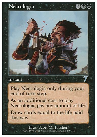 Magic the Gathering: 7th Edition (Base Set) card 149 Necrologia
