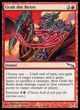 Magic the Gathering: Mirrodin (Base Set) card 95 Grab the Reins
