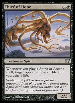 Magic the Gathering: Champions of Kamigawa (Base Set) card 147 Thief of Hope