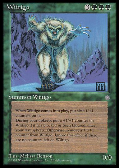 Magic the Gathering: Ice Age (Base Set) card 276 Wiitigo
