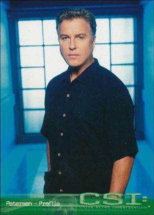 CSI: Crime Scene Investigation - Series One (Base Set) card 47 Peterson - Profile