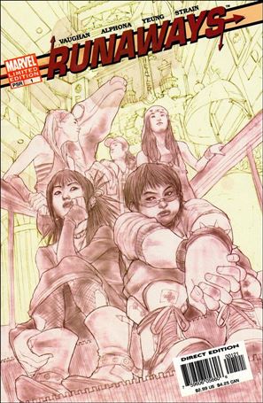 Runaways (2005) issue 1-B Sketch Cover